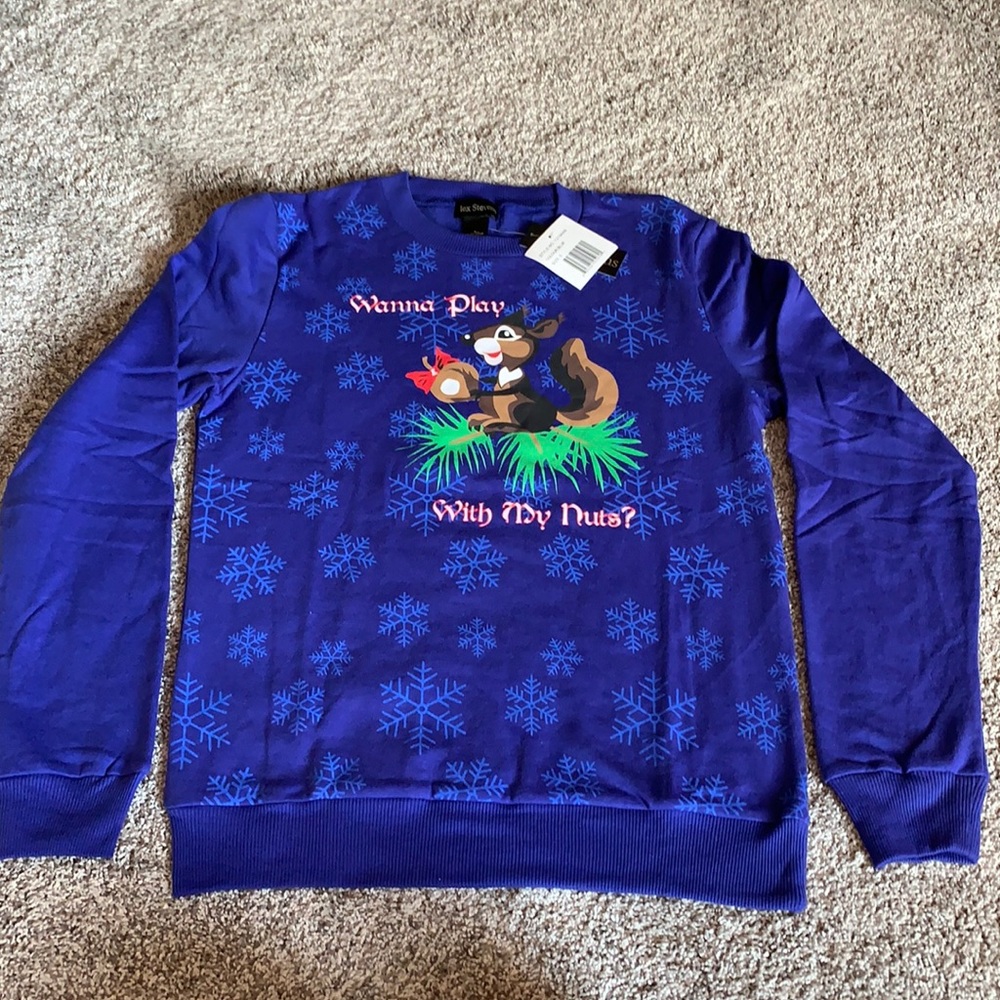 Men’s Humor Holiday “Ugly” Sweatshirt